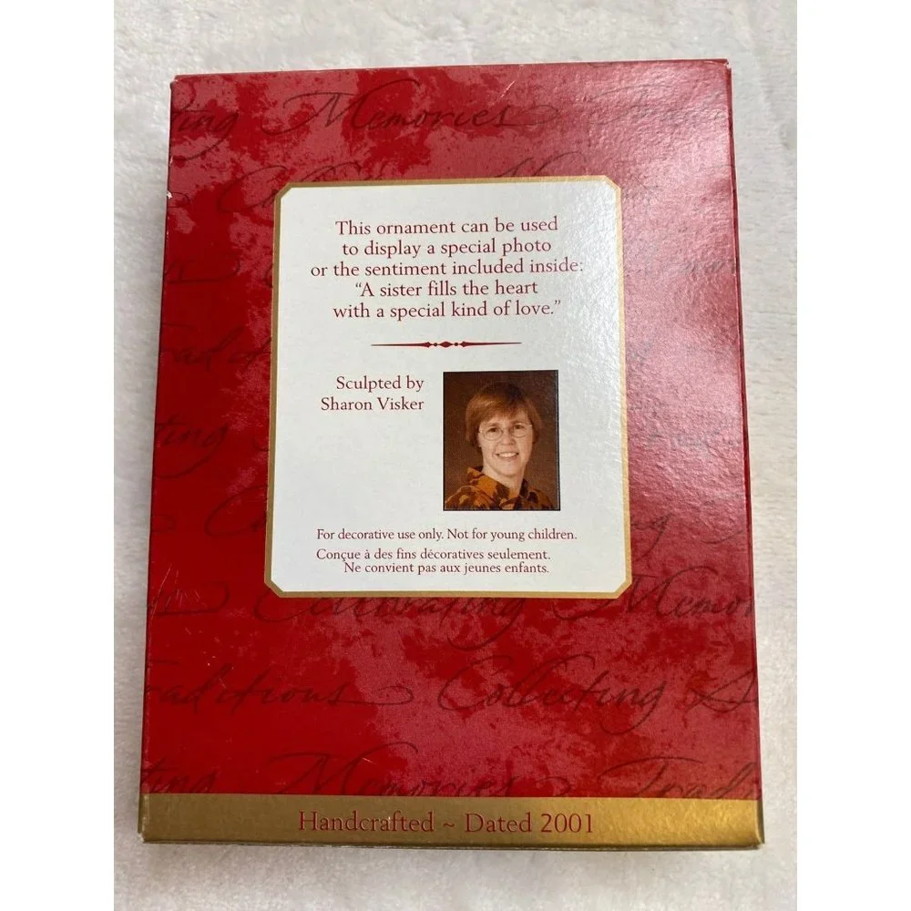 Hallmark Keepsake Ornament Sisters Photo Holder